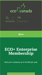 Mobile Screenshot of eco.ca
