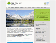 Tablet Screenshot of eco.as